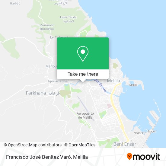 Francisco José Benítez Varó map