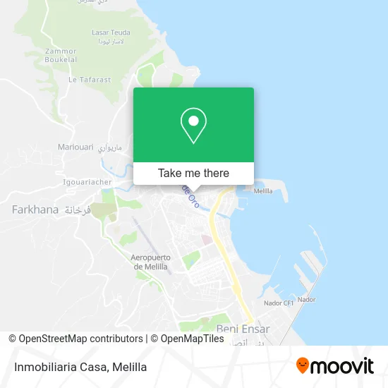 Inmobiliaria Casa map