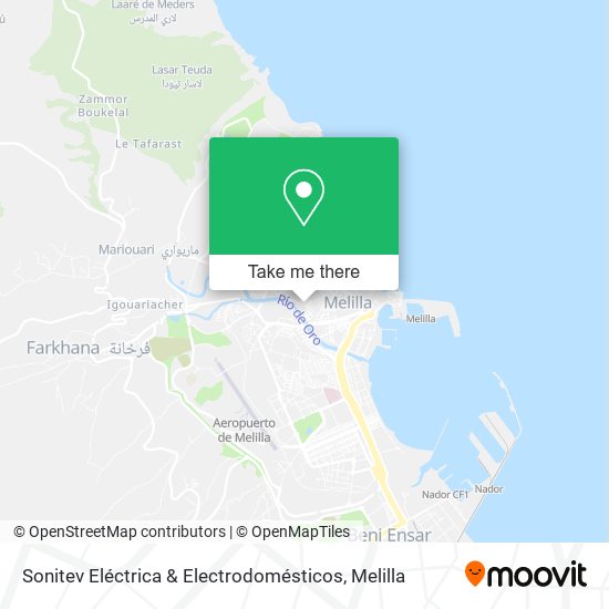 Sonitev Eléctrica & Electrodomésticos map