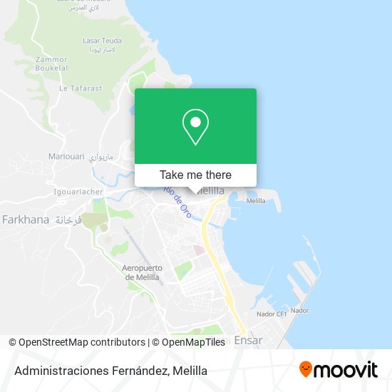 Administraciones Fernández map