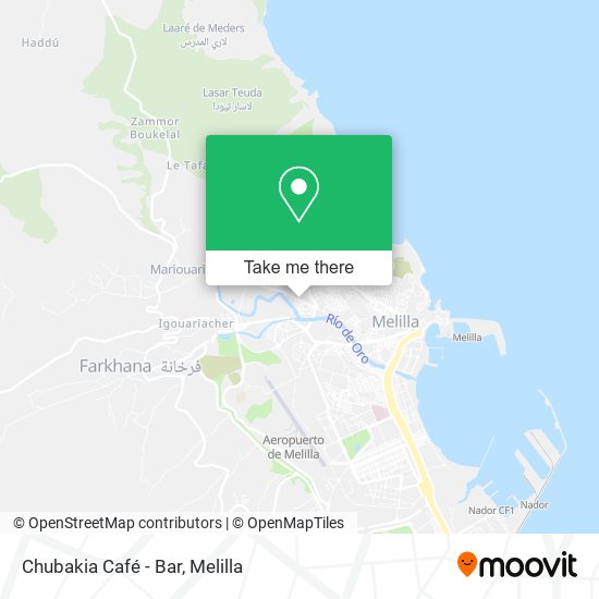 Chubakia Café - Bar map
