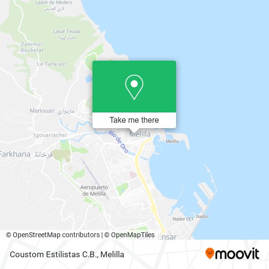Coustom Estilistas C.B. map