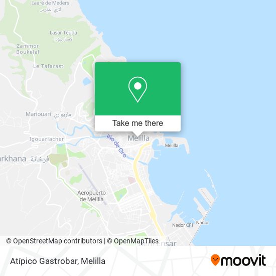 Atípico Gastrobar map