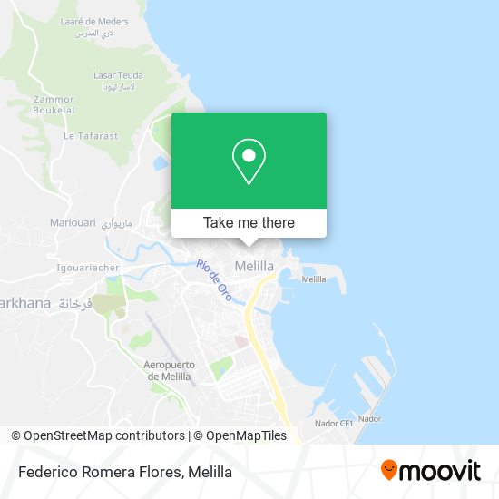 Federico Romera Flores map