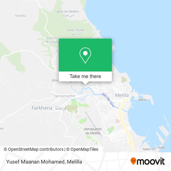 Yusef Maanan Mohamed map