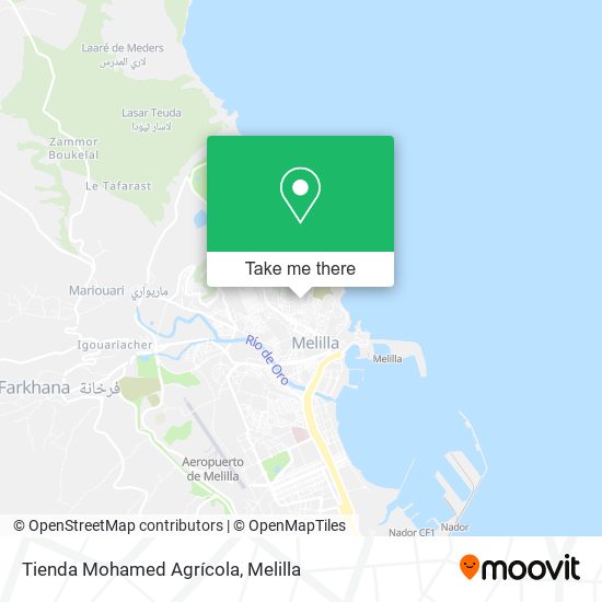 Tienda Mohamed Agrícola map