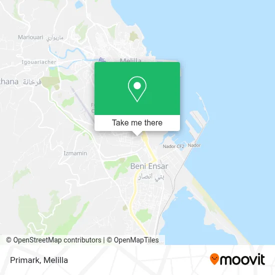 Primark map
