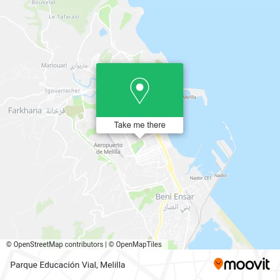 Parque Educación Vial map