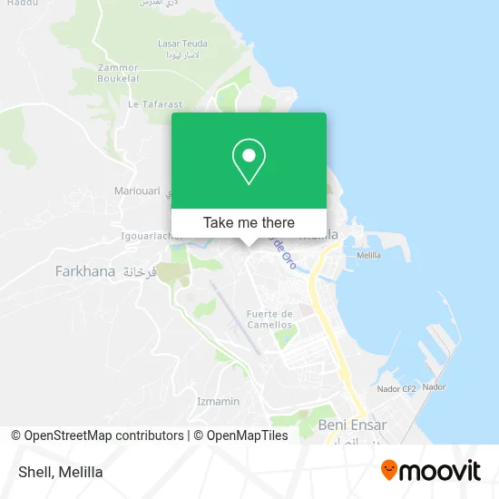 Shell map