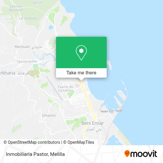 Inmobiliaria Pastor map