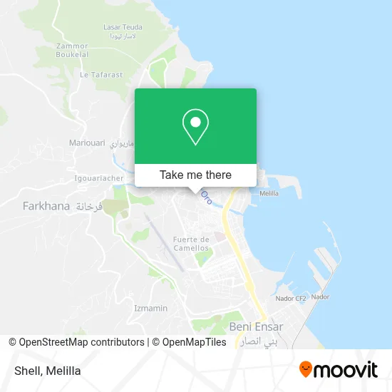 Shell map