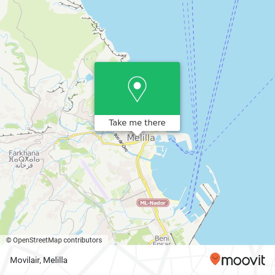 Movilair map