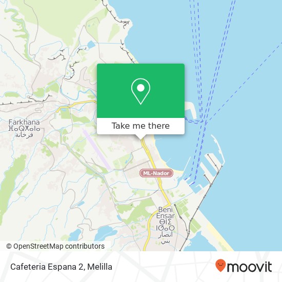 Cafeteria Espana 2, Calle del General Polavieja, 44 52006 Melilla map