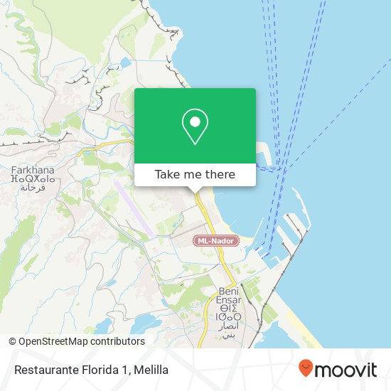 Restaurante Florida 1, Calle del General Polavieja 52006 Melilla map