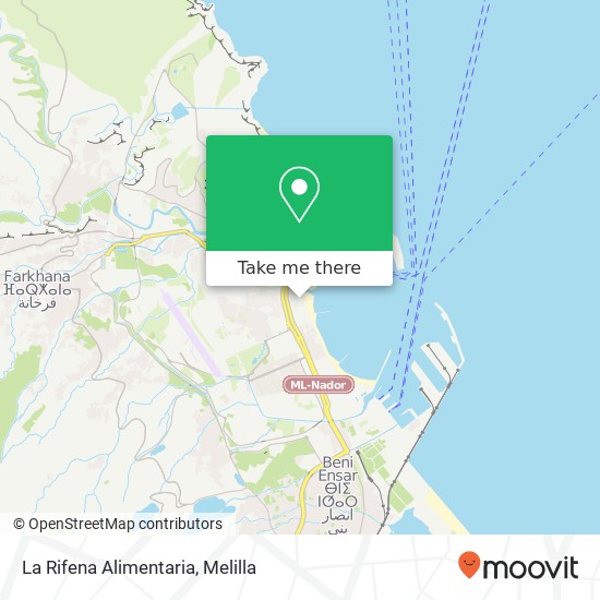 La Rifena Alimentaria, Calle Teniente Morán, 2 52006 Melilla map