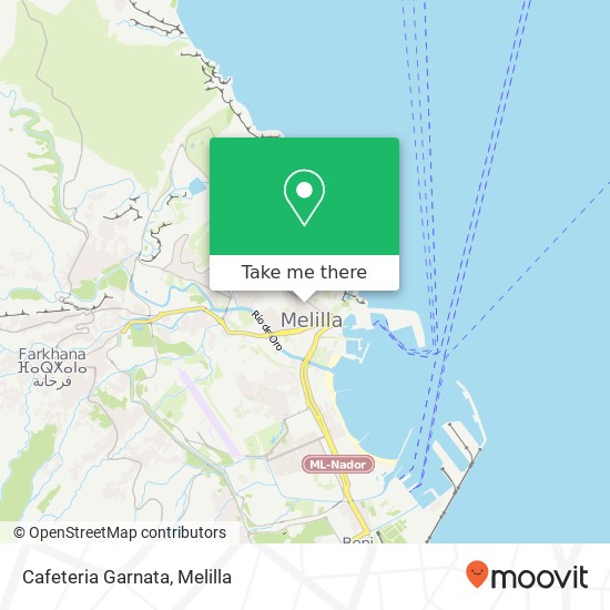Cafeteria Garnata, Calle José Antonio Primo de Rivera, 7 52001 Melilla map