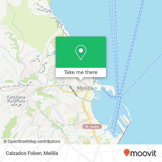Calzados Foben, Calle Gran Capitán, 12 52002 Melilla map