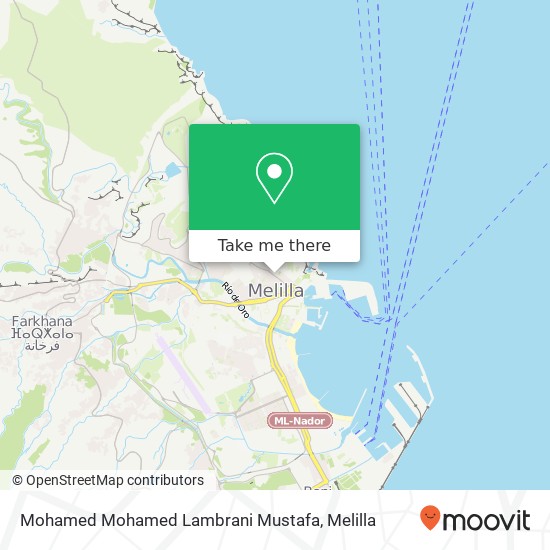 Mohamed Mohamed Lambrani Mustafa map