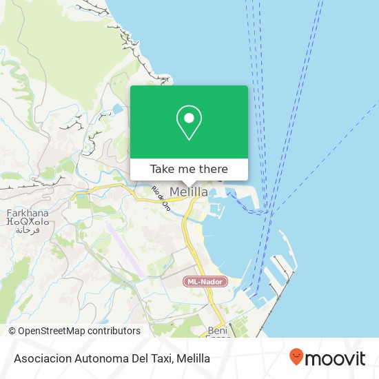 Asociacion Autonoma Del Taxi map