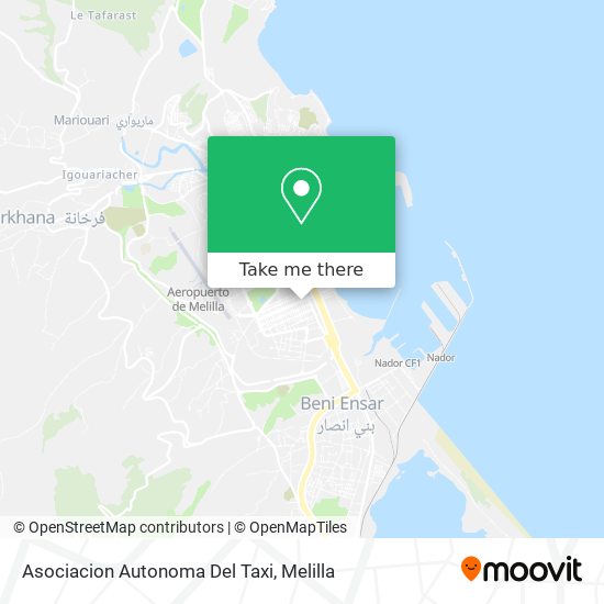 mapa Asociacion Autonoma Del Taxi