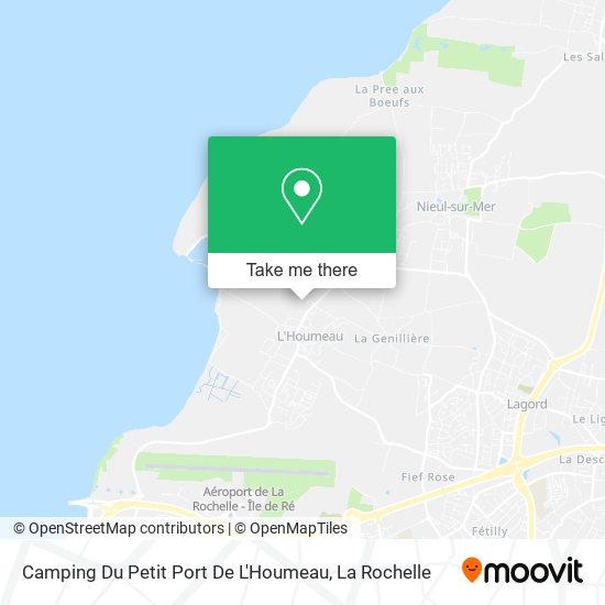 Mapa Camping Du Petit Port De L'Houmeau