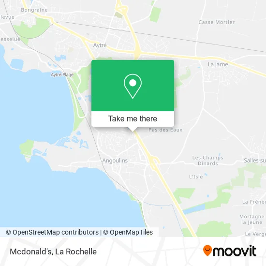 Mcdonald's map