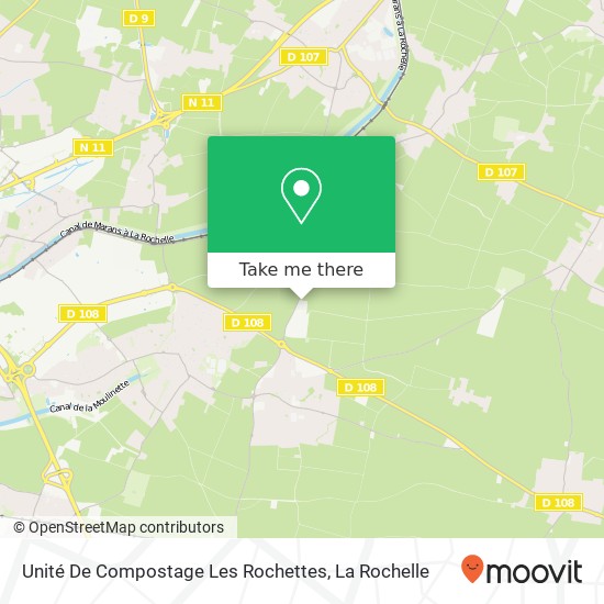 Unité De Compostage Les Rochettes map