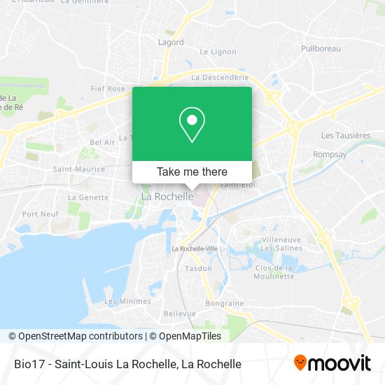 Bio17 - Saint-Louis La Rochelle map