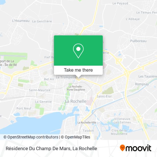 Résidence Du Champ De Mars map
