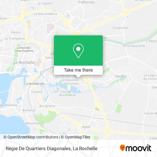 Régie De Quartiers Diagonales map