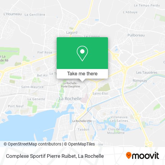 Mapa Complexe Sportif Pierre Ruibet