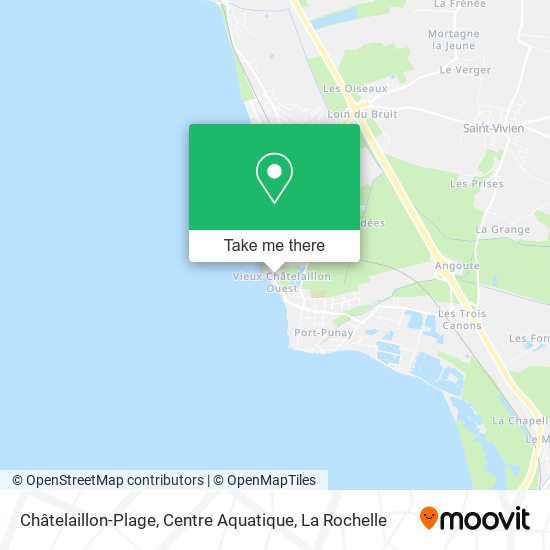 Châtelaillon-Plage, Centre Aquatique map