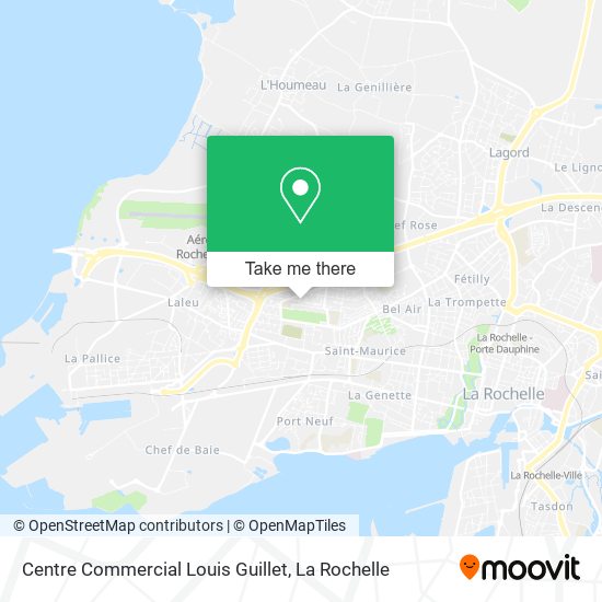 Mapa Centre Commercial Louis Guillet