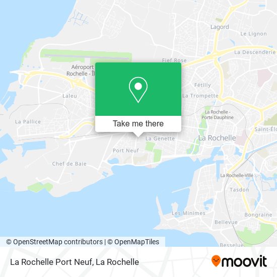 La Rochelle Port Neuf map