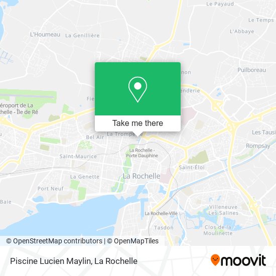 Piscine Lucien Maylin map