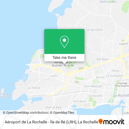 Aéroport de La Rochelle - Île de Ré (LRH) map