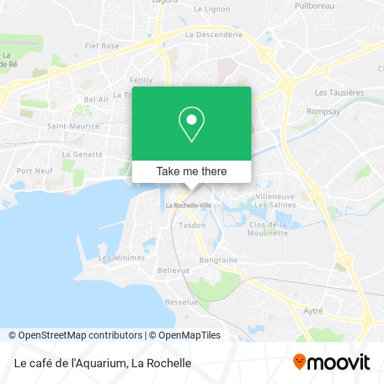 Le café de l'Aquarium map