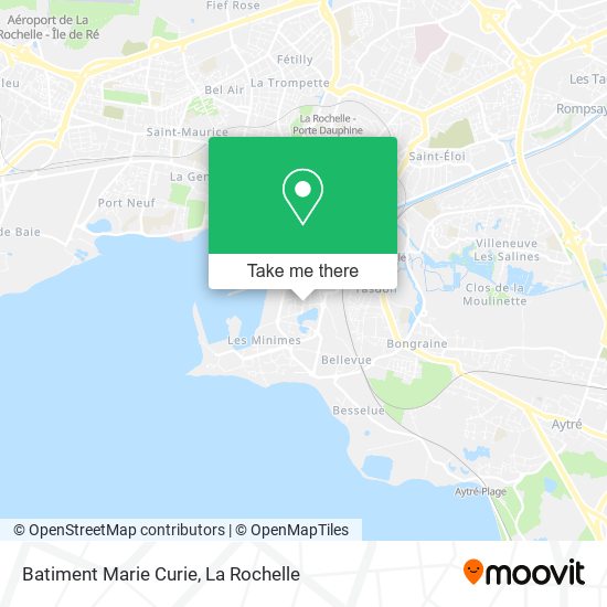 Batiment Marie Curie map