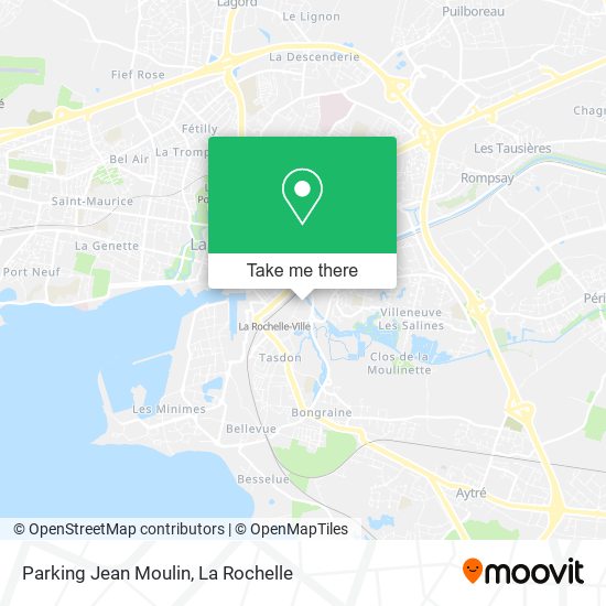 Mapa Parking Jean Moulin