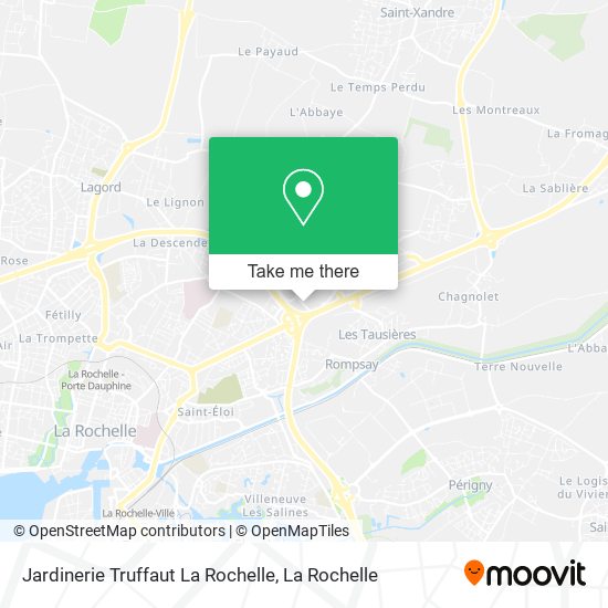 Jardinerie Truffaut La Rochelle map