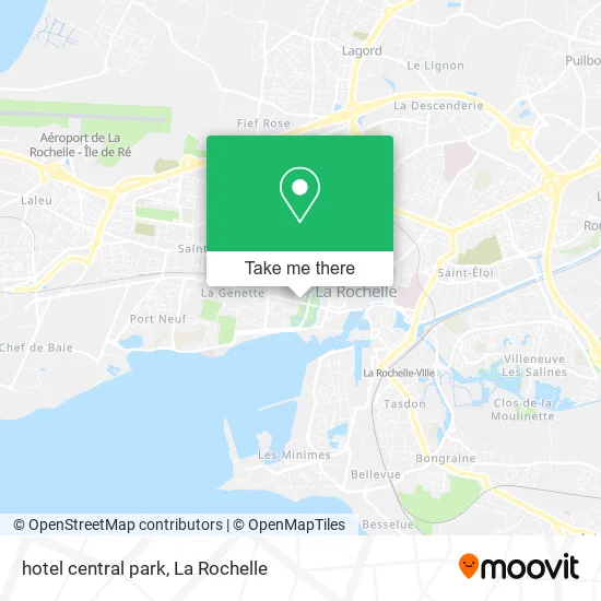 hotel central park map