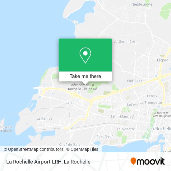 La Rochelle Airport LRH map