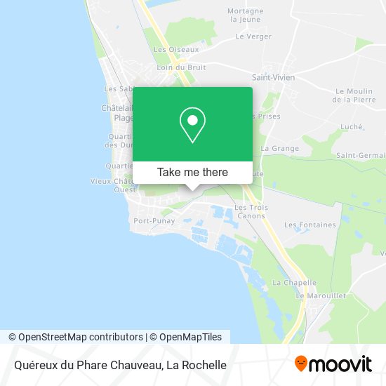 Quéreux du Phare Chauveau map