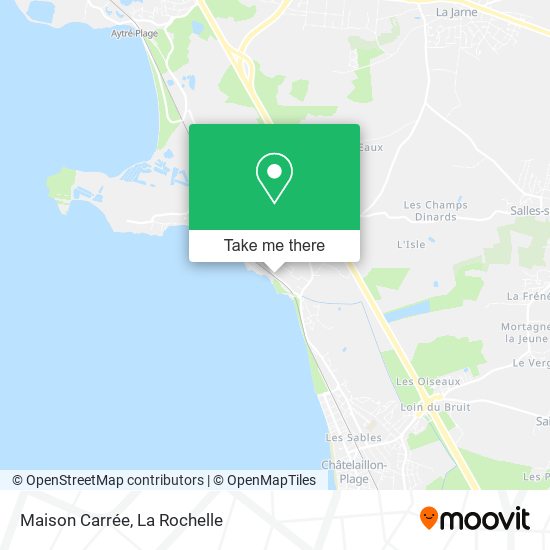 Maison Carrée map