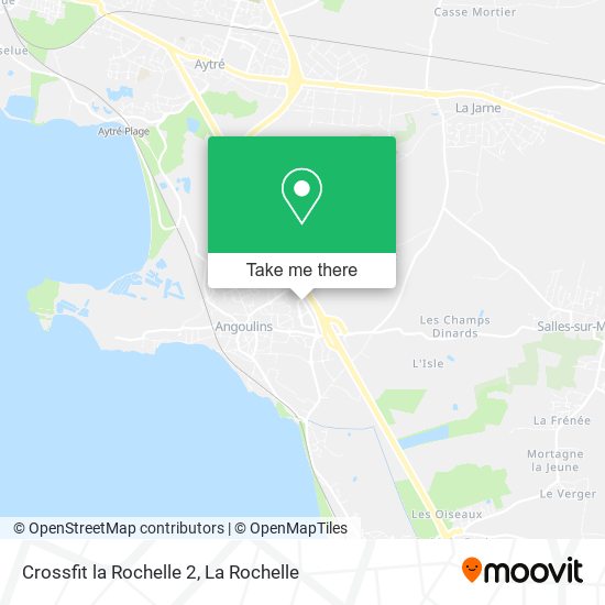 Crossfit la Rochelle 2 map