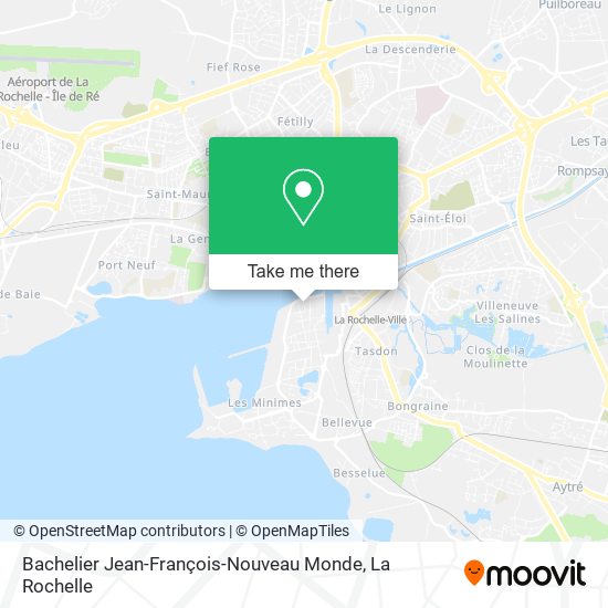 Bachelier Jean-François-Nouveau Monde map