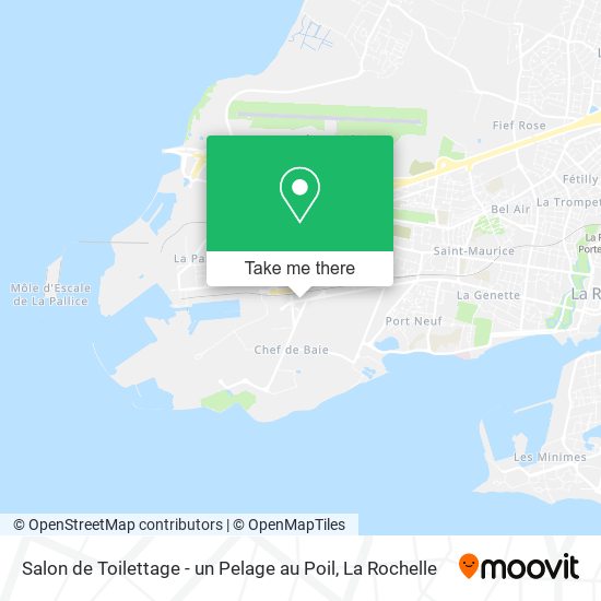 Mapa Salon de Toilettage - un Pelage au Poil