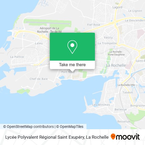 Lycée Polyvalent Régional Saint Exupéry map