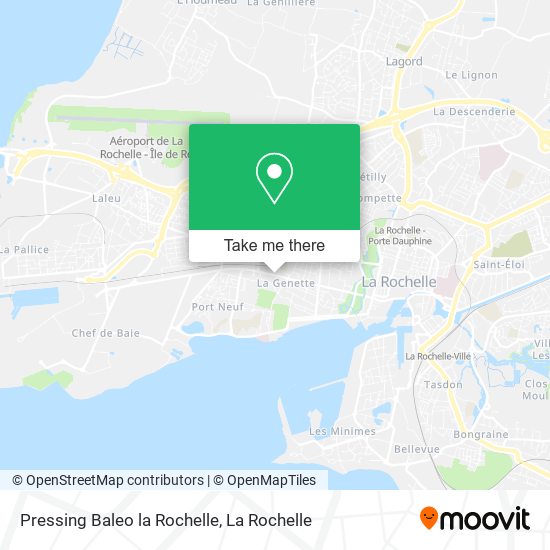 Pressing Baleo la Rochelle map