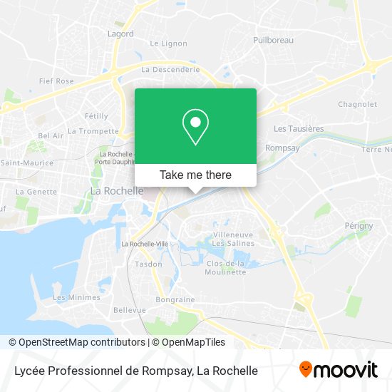 Lycée Professionnel de Rompsay map